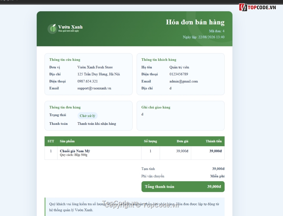 website,bán hoa,hệ thống